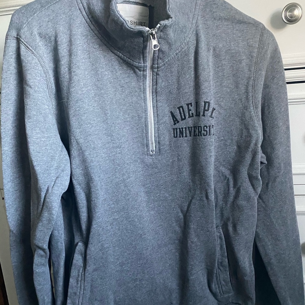 Adelphi University quarter vip sweatshirt